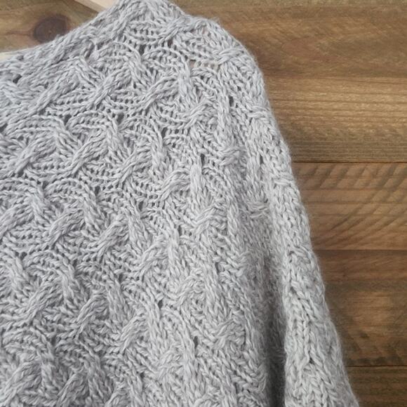 Carraigdonn 100% Merino Wool Ireland sweater pullover cover shrug womens size OS - Picture 3 of 6